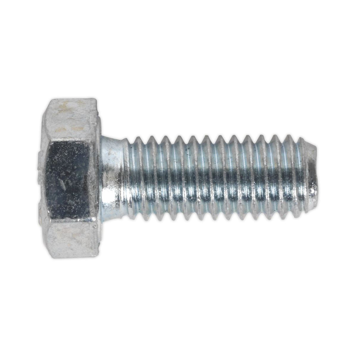 Sealey SS820 HT Setscrew M8 x 20mm 8.8 Zinc Pack of 50 Sealey