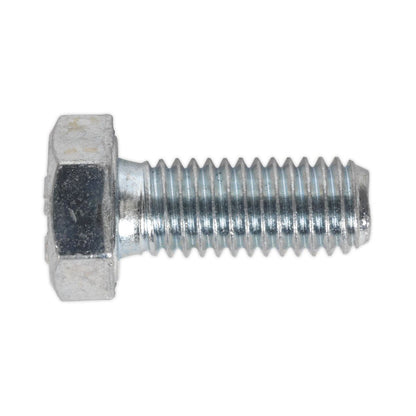 Sealey SS820 HT Setscrew M8 x 20mm 8.8 Zinc Pack of 50 Sealey