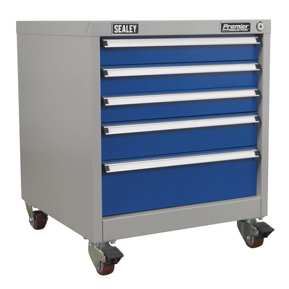 Sealey API5657B Mobile Industrial Cabinet 5 Drawer Sealey