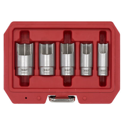 Sealey CV601 Elbow Connector Socket Set 3/8"Sq Drive 5pc Sealey