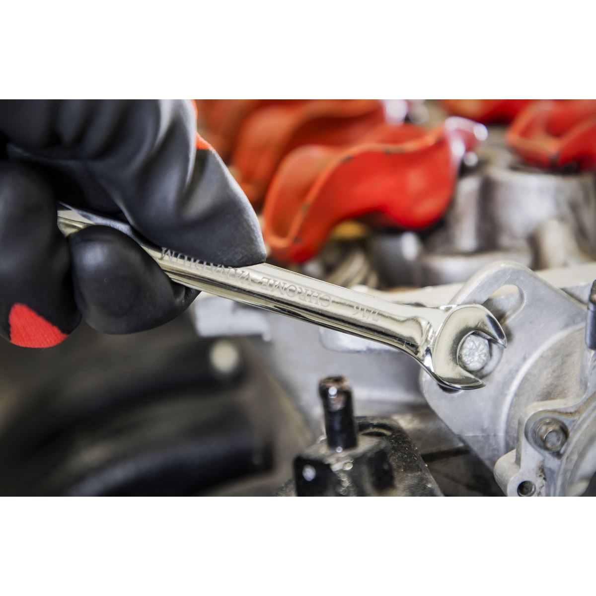 Sealey AK63266 Combination Spanner Set 11pc Imperial Sealey