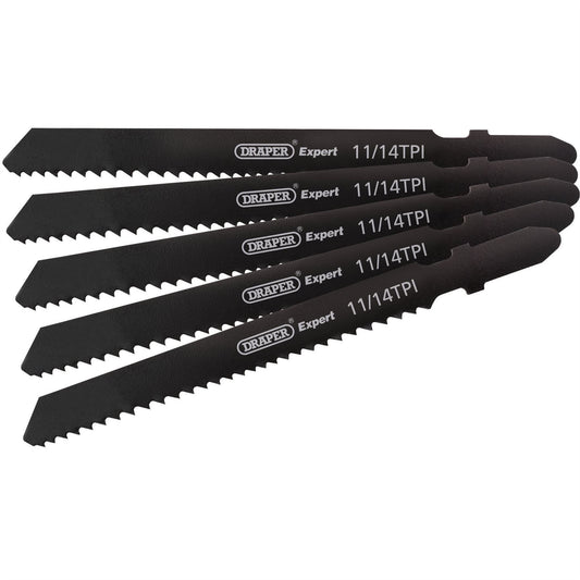 Draper 81730 DT118B Jigsaw Blade Set 92mm 5 Piece Draper