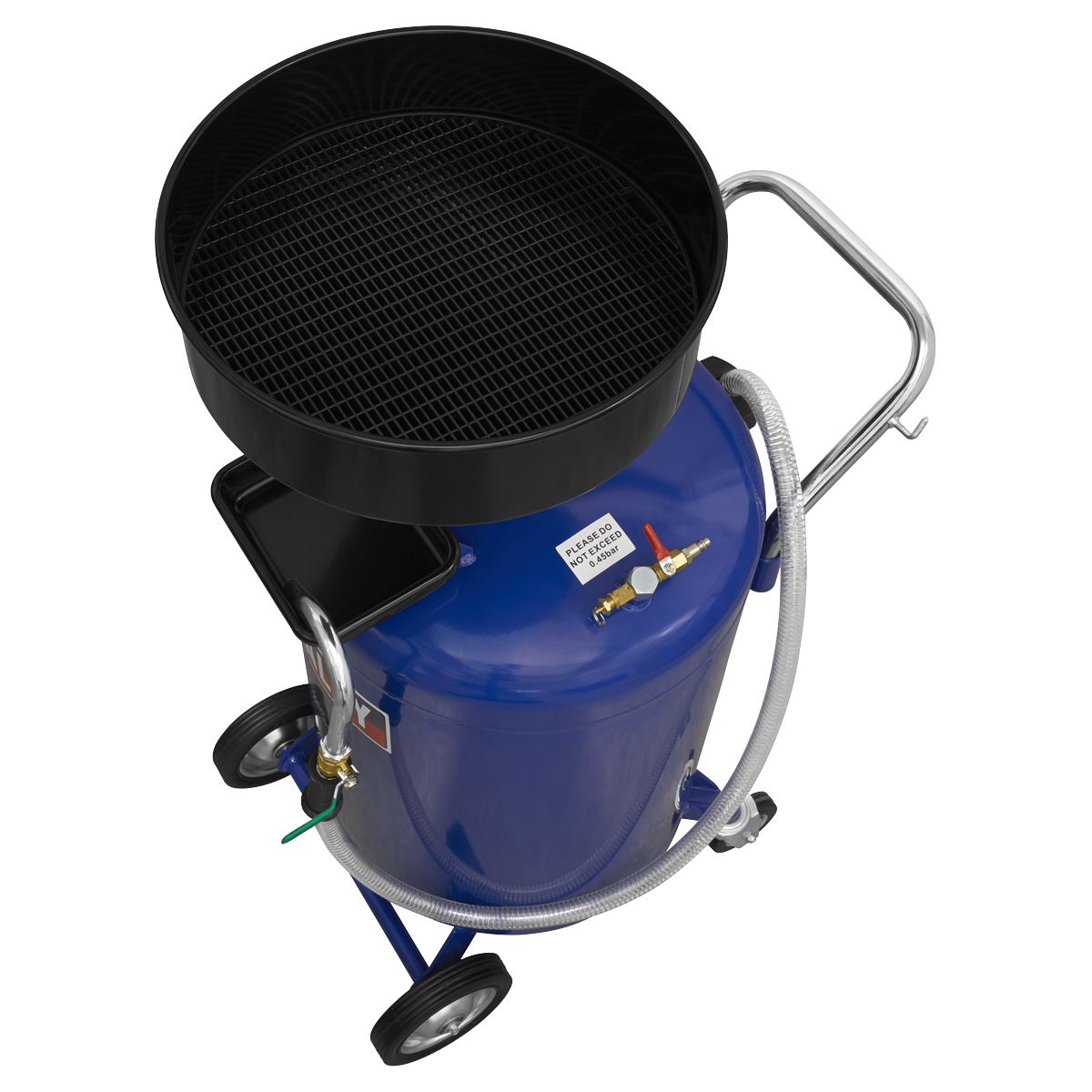 Sealey AK458DX Mobile Oil Drainer 110L Air Discharge Sealey