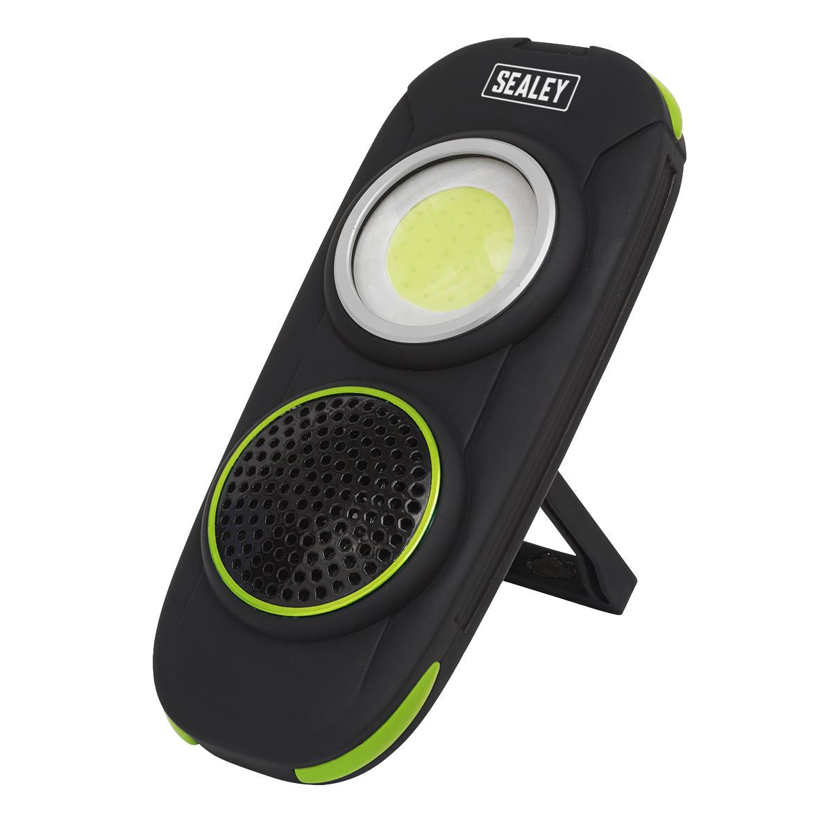 Sealey LED50WSDB Rechargeable Torch with Wireless Speaker 10W COB LED - Display Box of 10 Sealey