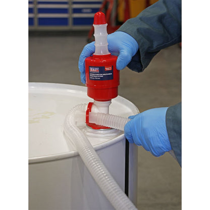 Sealey TP78 Syphon Pump for 205L/48gal Drum Male Fitting Sealey