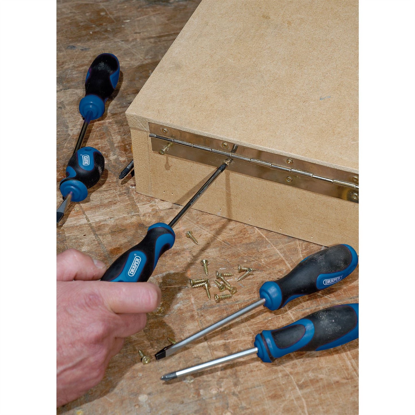 Draper 48933 Soft Grip Screwdriver Set 8 Piece Draper