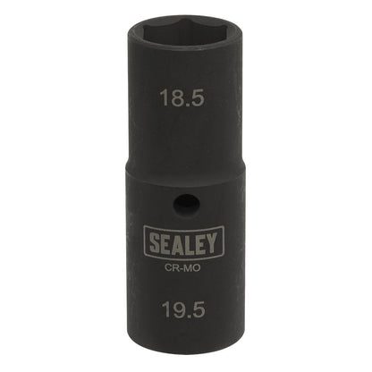 Sealey SX1819 Impact Socket 1/2"Sq Drive Double Ended 18.5-19.5mm Sealey