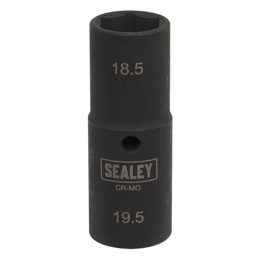Sealey SX1819 Impact Socket 1/2"Sq Drive Double Ended 18.5-19.5mm Sealey