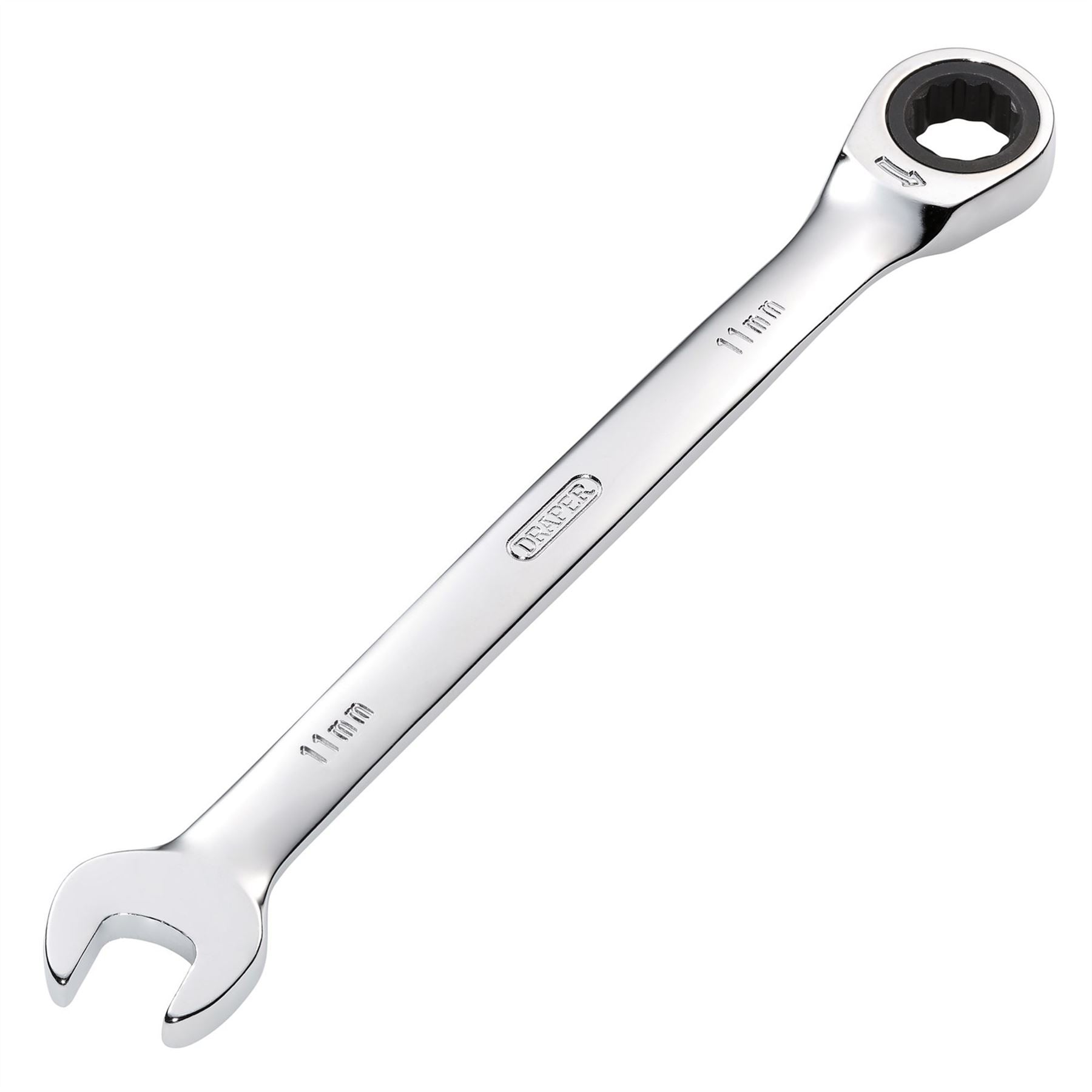 Draper 31008 Metric Ratcheting Combination Spanner 11mm Draper