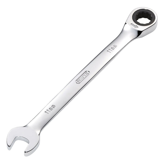 Draper 31008 Metric Ratcheting Combination Spanner 11mm Draper