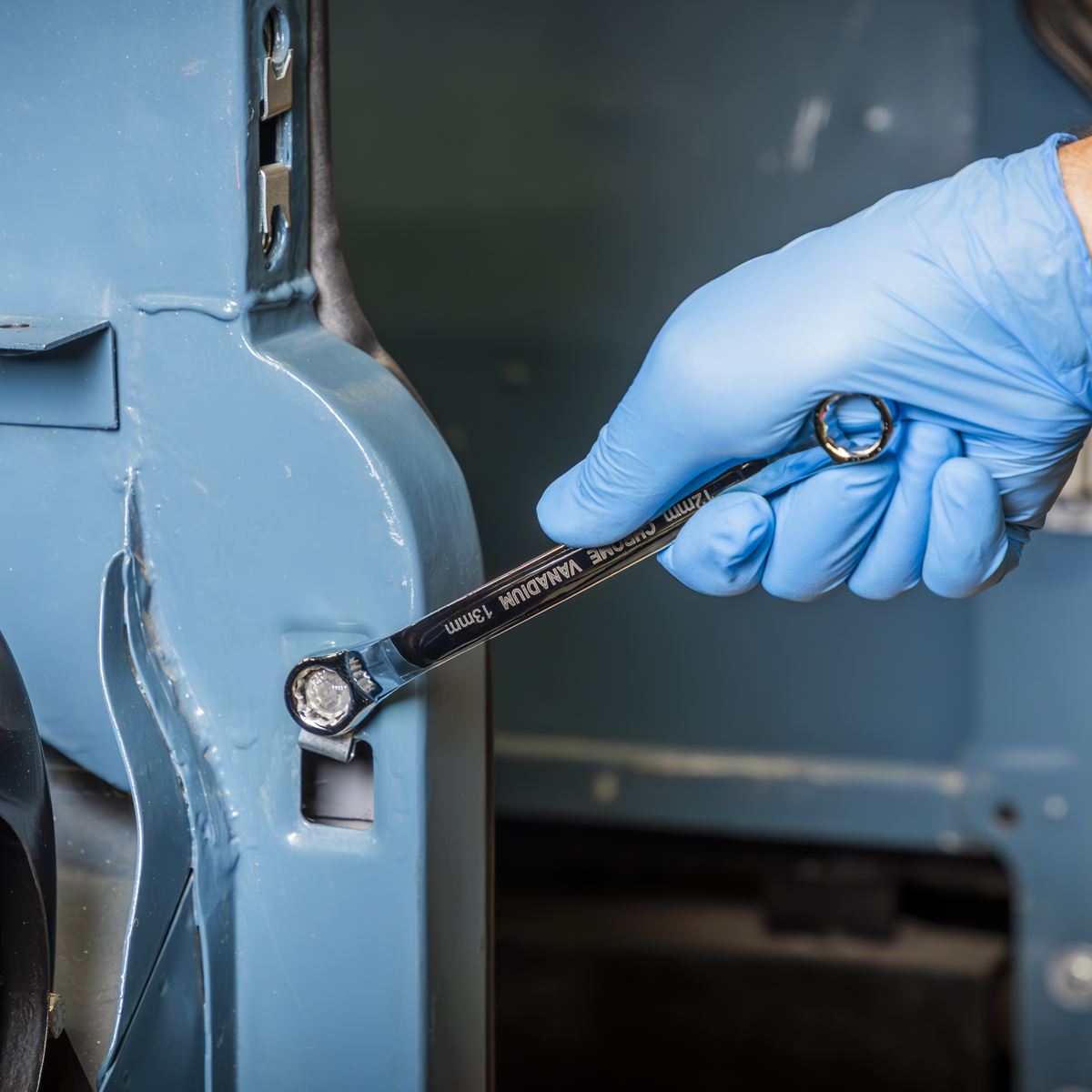 Siegen S01273 Tool Tray with Combination & Deep Offset Spanner Set 20pc - Metric Siegen