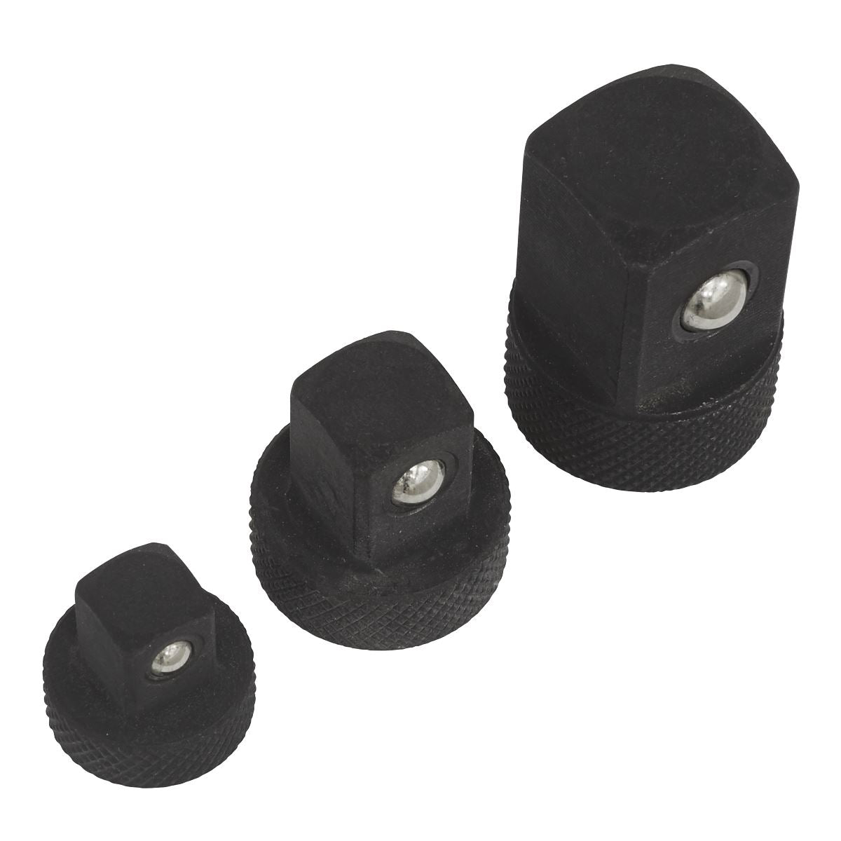 Sealey AK5524 Low Profile Impact Socket Adaptor Set 3pc Sealey