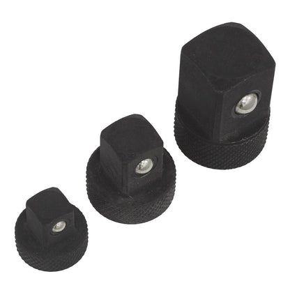 Sealey AK5524 Low Profile Impact Socket Adaptor Set 3pc Sealey