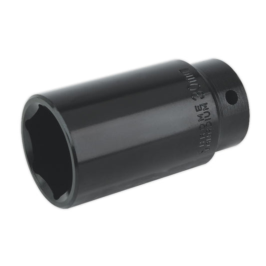 Sealey IS1230D Impact Socket 30mm Deep 1/2"Sq Drive Sealey