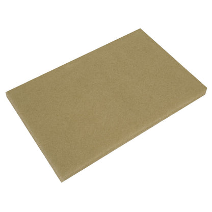 Sealey TBP1218 Tan Buffer Pads 12 x 18 x 1" - Pack of 5 Sealey