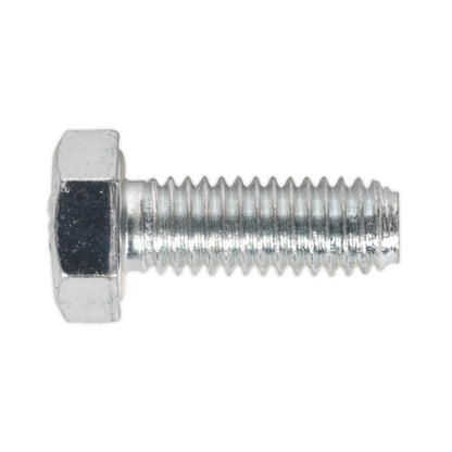 Sealey SS616 HT Setscrew M6 x 16mm 8.8 Zinc Pack of 50 Sealey