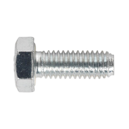 Sealey SS616 HT Setscrew M6 x 16mm 8.8 Zinc Pack of 50 Sealey