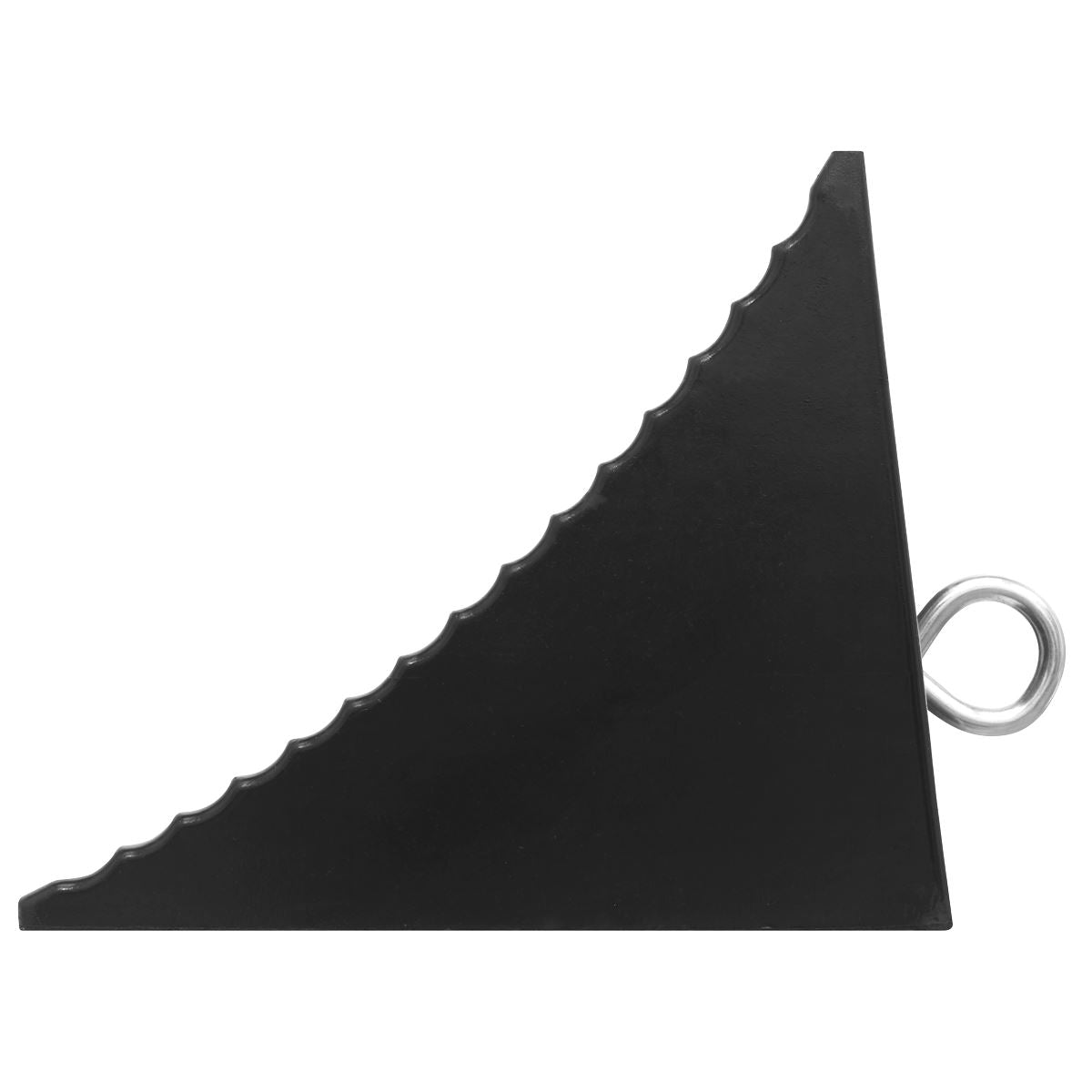 Sealey CWC01 Heavy-Duty Rubber Wheel Chock - Single Sealey