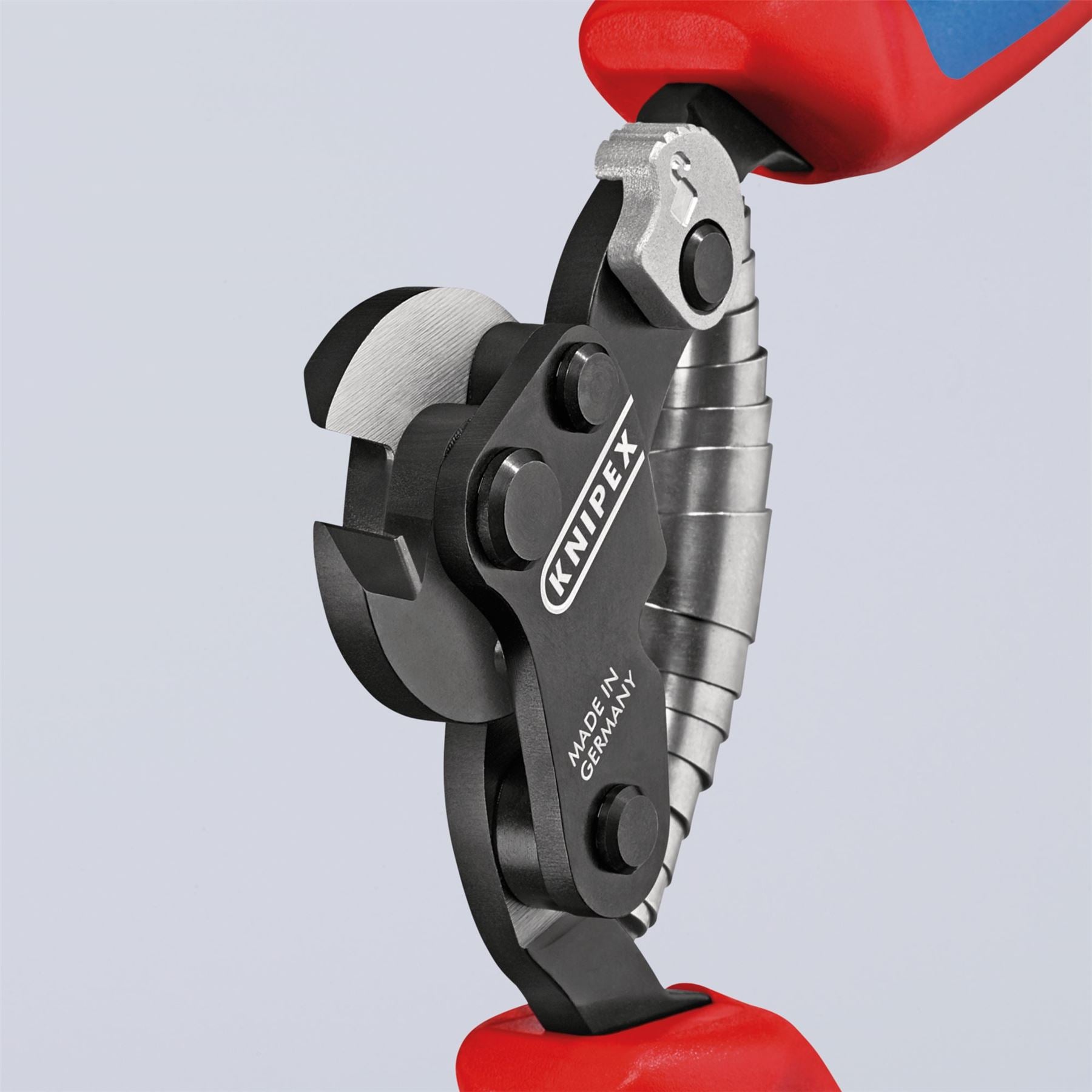 Knipex 04598 95 62 160 SB Wire Rope Cutter also for high-strength wire rope with multi-component grips burnished 160mm Knipex