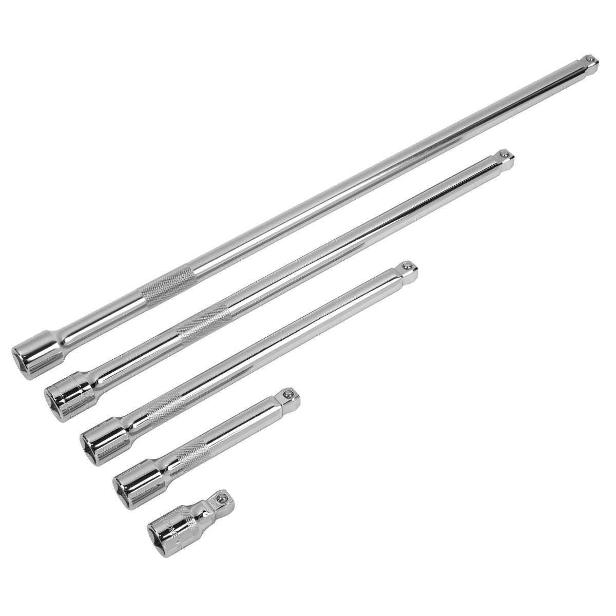 Sealey AK768 Wobble Extension Bar Set 5pc 1/2"Sq Drive Sealey