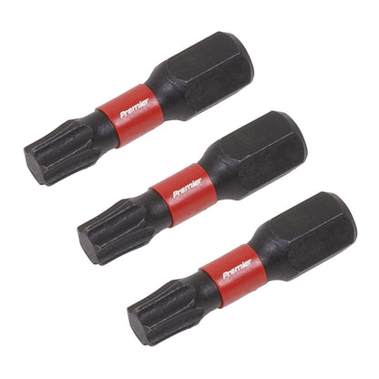 Sealey AK8219 TRX-Star* T27 Impact Power Tool Bits 25mm - 3pc Sealey