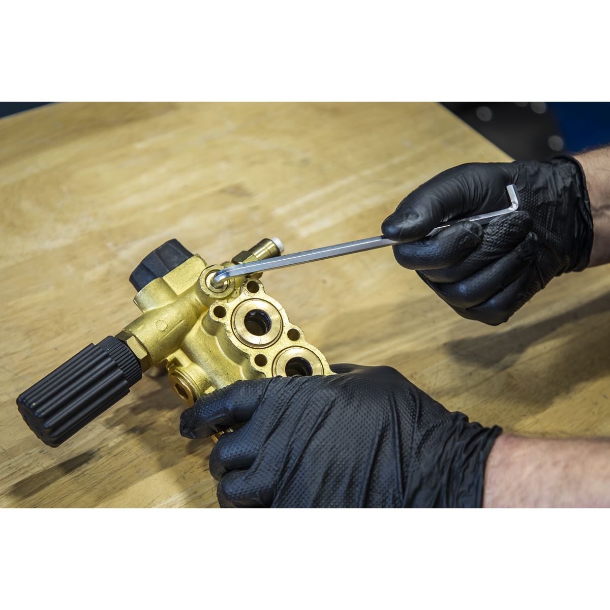 Sealey AK7174 Hex Key Set 9pc Extra-Long Stubby Element Metric Sealey