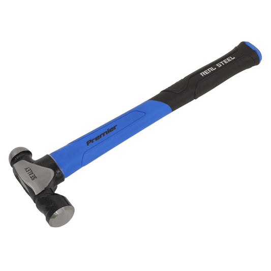 Sealey BPHG24 Ball Pein Hammer with Fibreglass Shaft 24oz Sealey