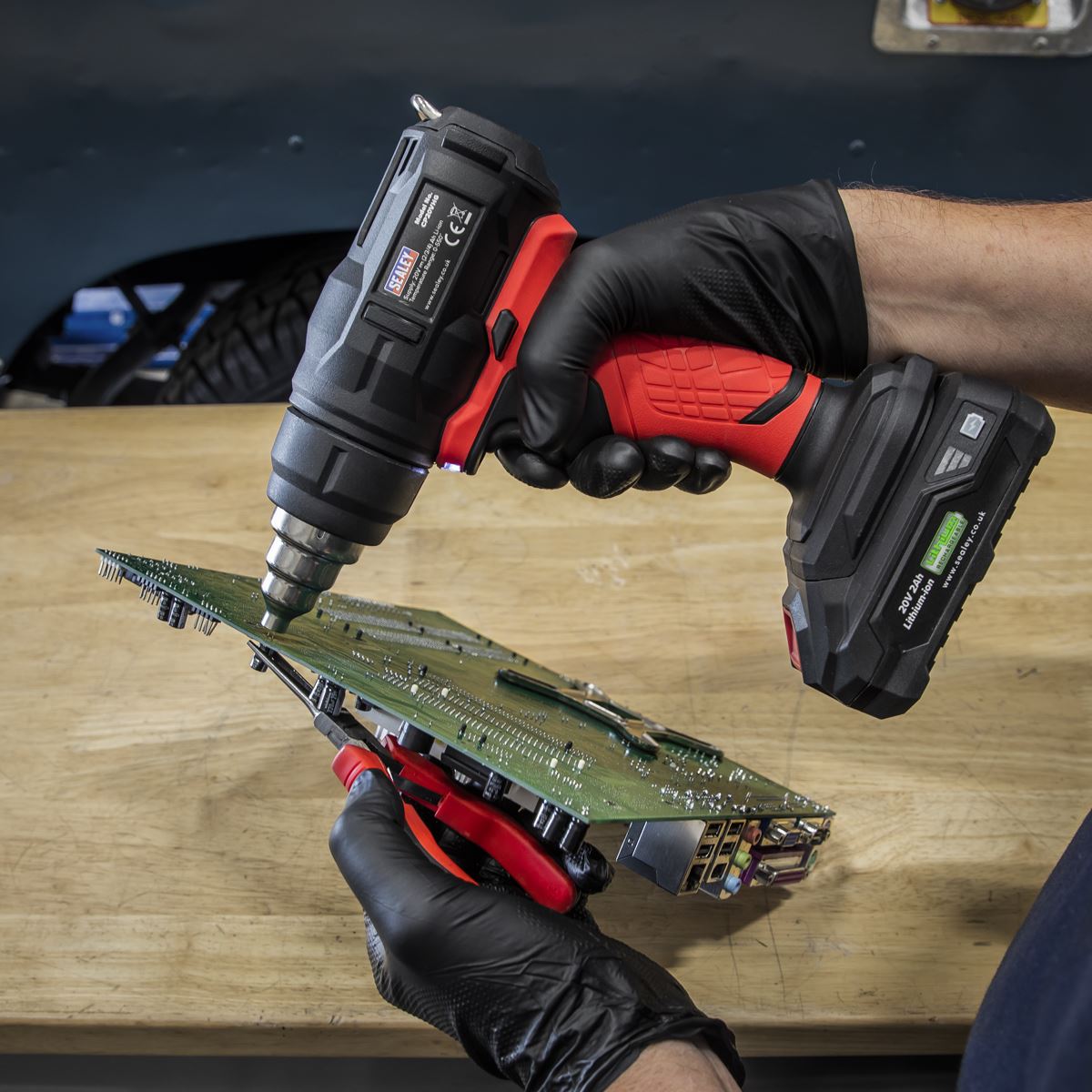 Sealey CP20VHG Cordless Hot Air Gun 20V SV20 Series - Body Only Sealey