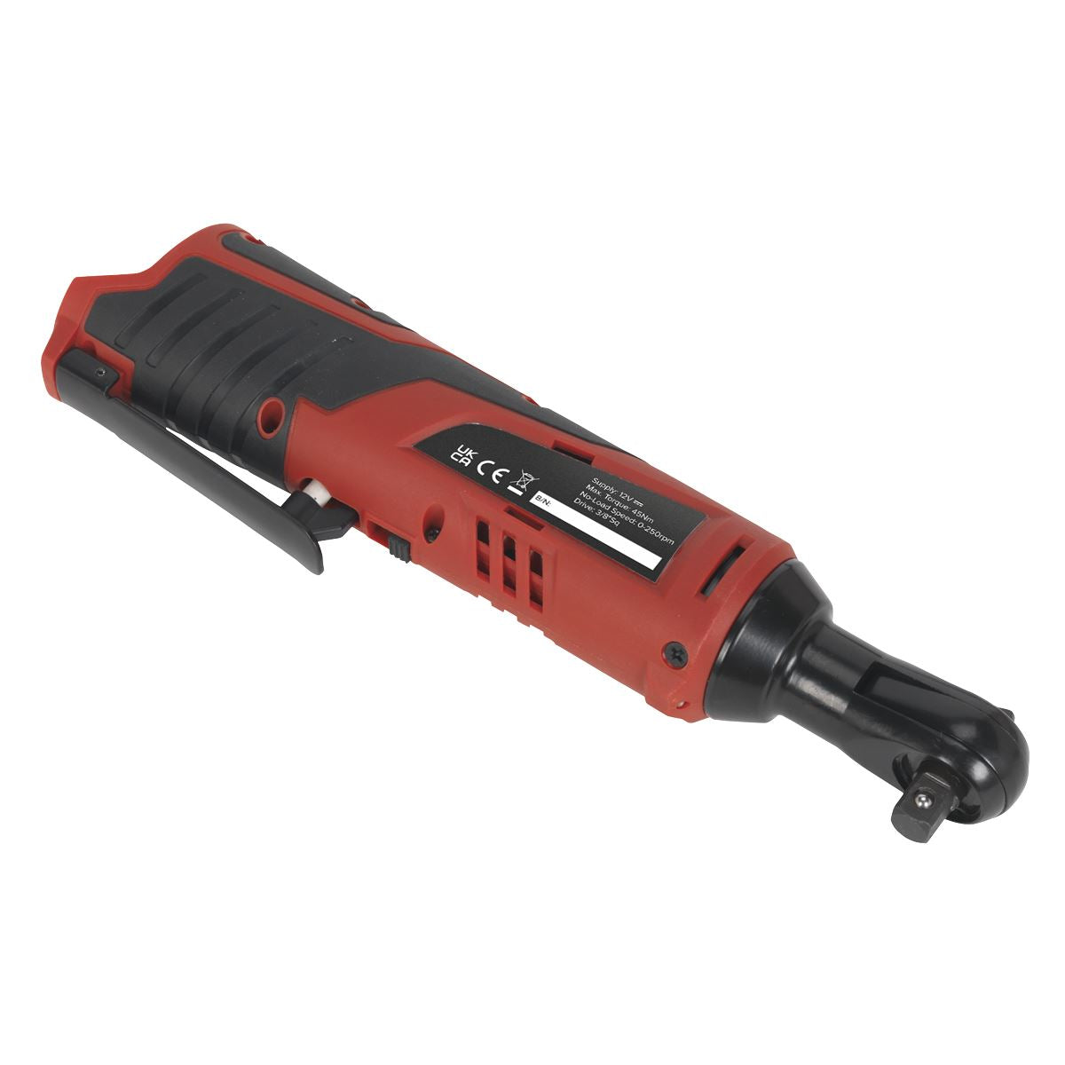 Sealey CP1202 Cordless Ratchet Wrench 3/8"Sq Drive 12V SV12 Series - Body Only Sealey