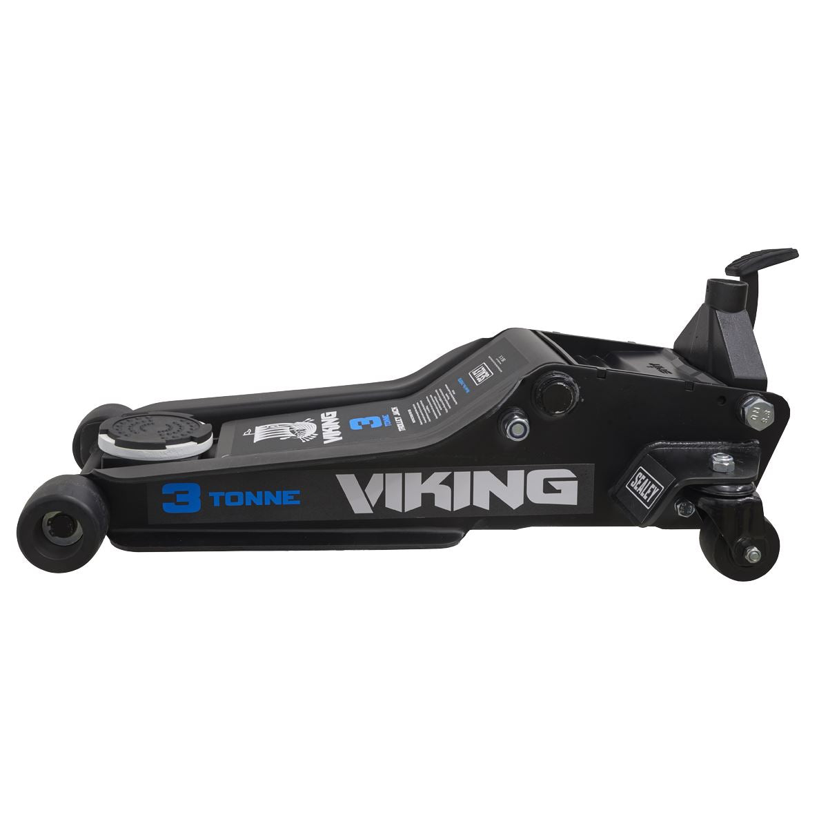 Sealey 3100TB Viking Low Profile Professional Trolley Jack with Rocket Lift 3 Tonne Sealey