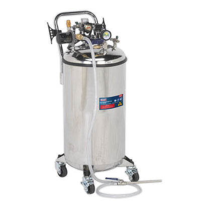 Sealey TP201 Fuel Tank Drainer 90L Stainless Steel Sealey