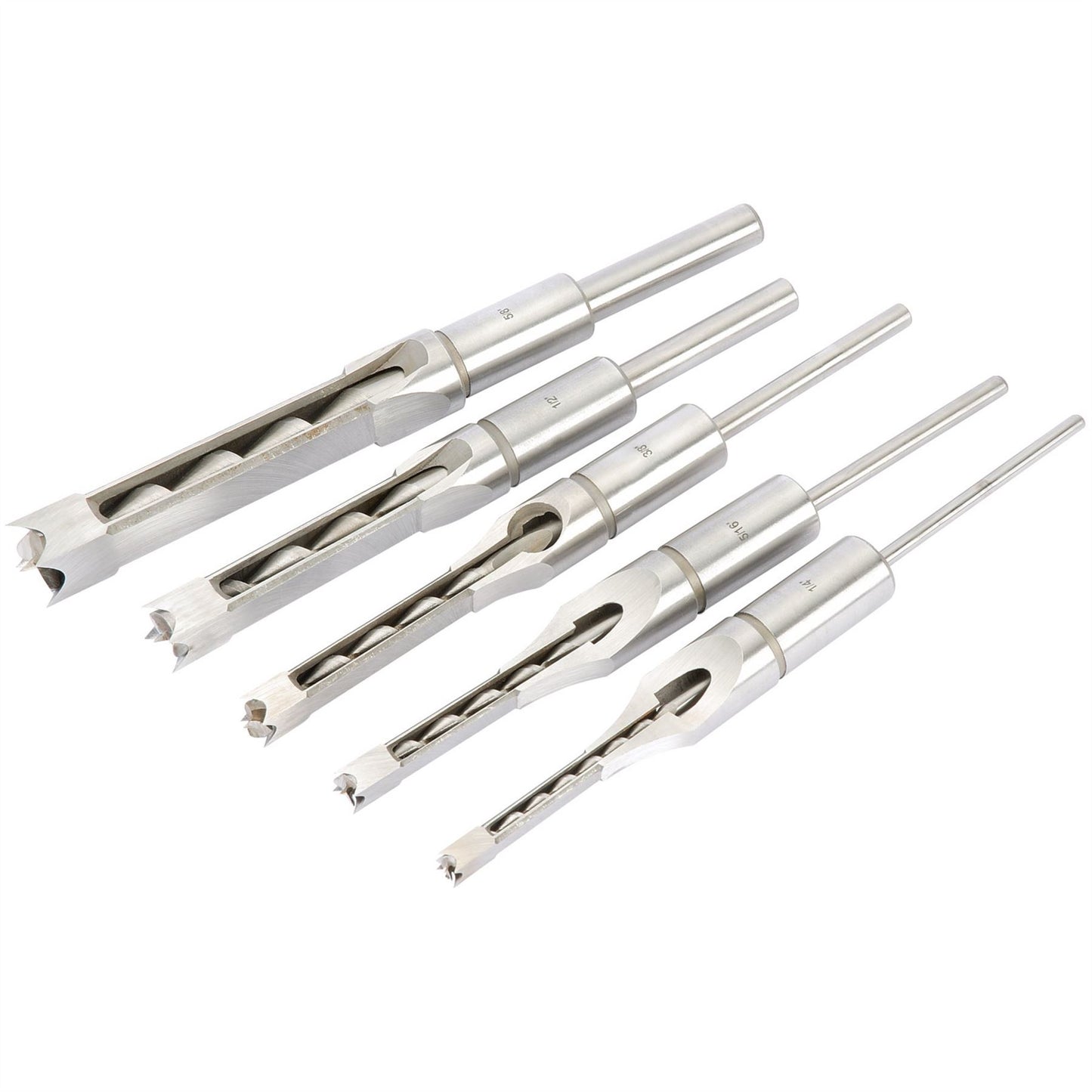 Draper 40406 Hollow Square Mortice Chisel and Bit Set 5 Piece Draper