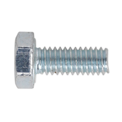 Sealey SS416 HT Setscrew M4 x 16mm 8.8 Zinc DIN 933 - Pack of 50 Sealey