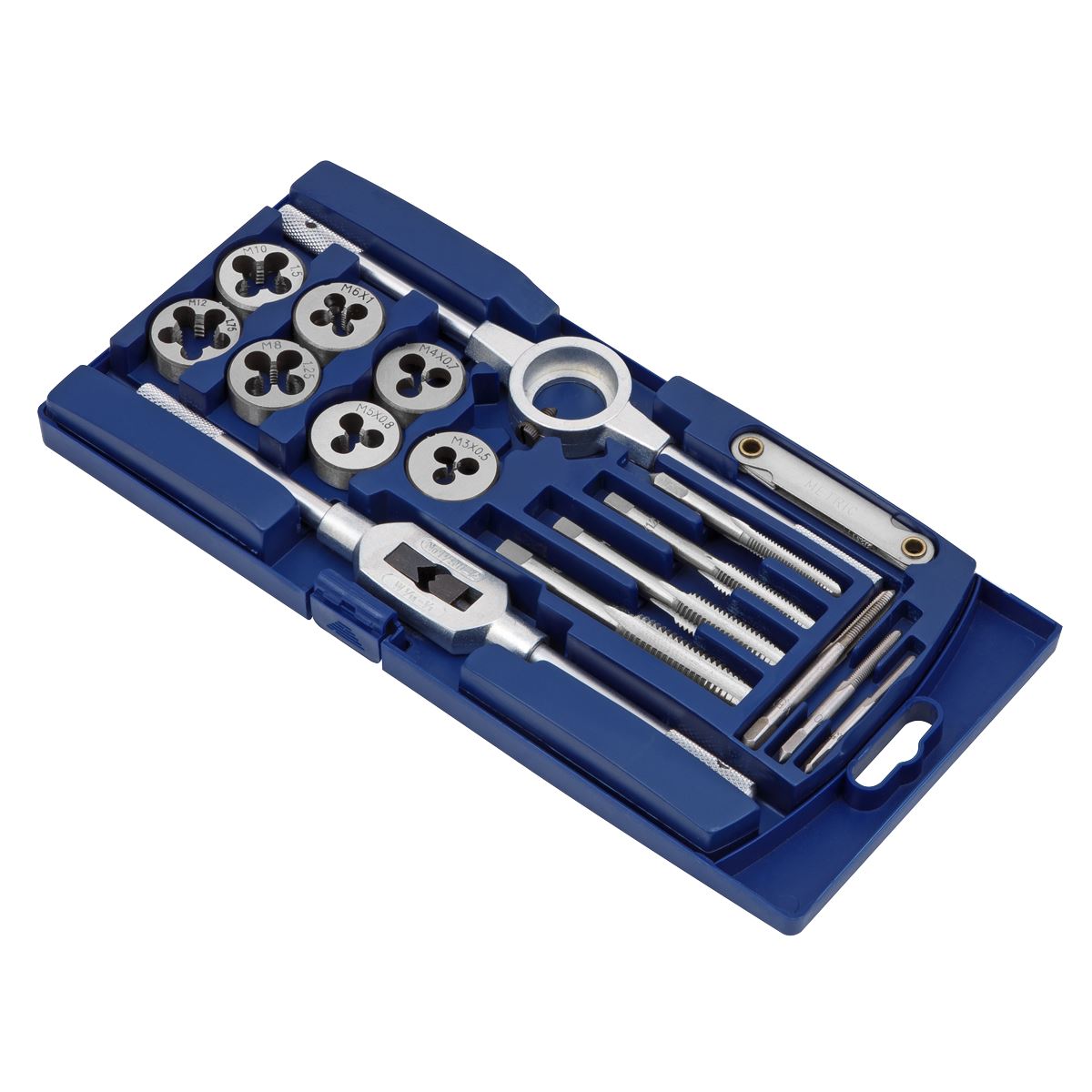 Sealey AK321 Tap & Die Set 17pc Metric Sealey