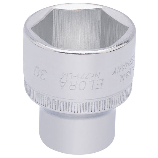 Elora 15320 Hexagon Socket 1/2" Sq. Dr. 30mm Elora