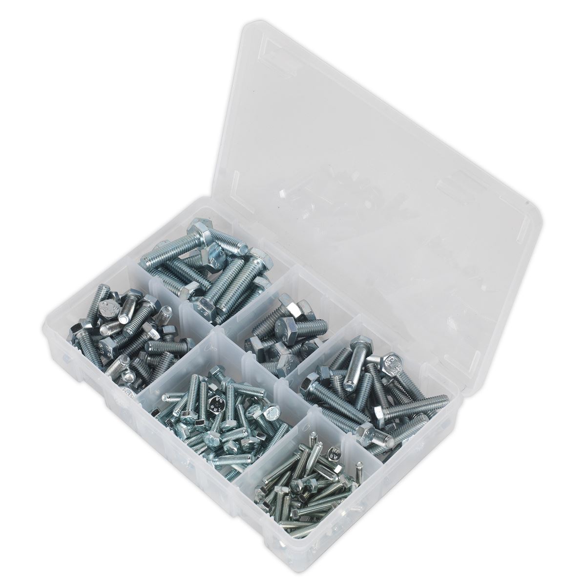 Sealey AB048SS Setscrew Assortment 150pc Metric M5-M10 High Tensile Sealey