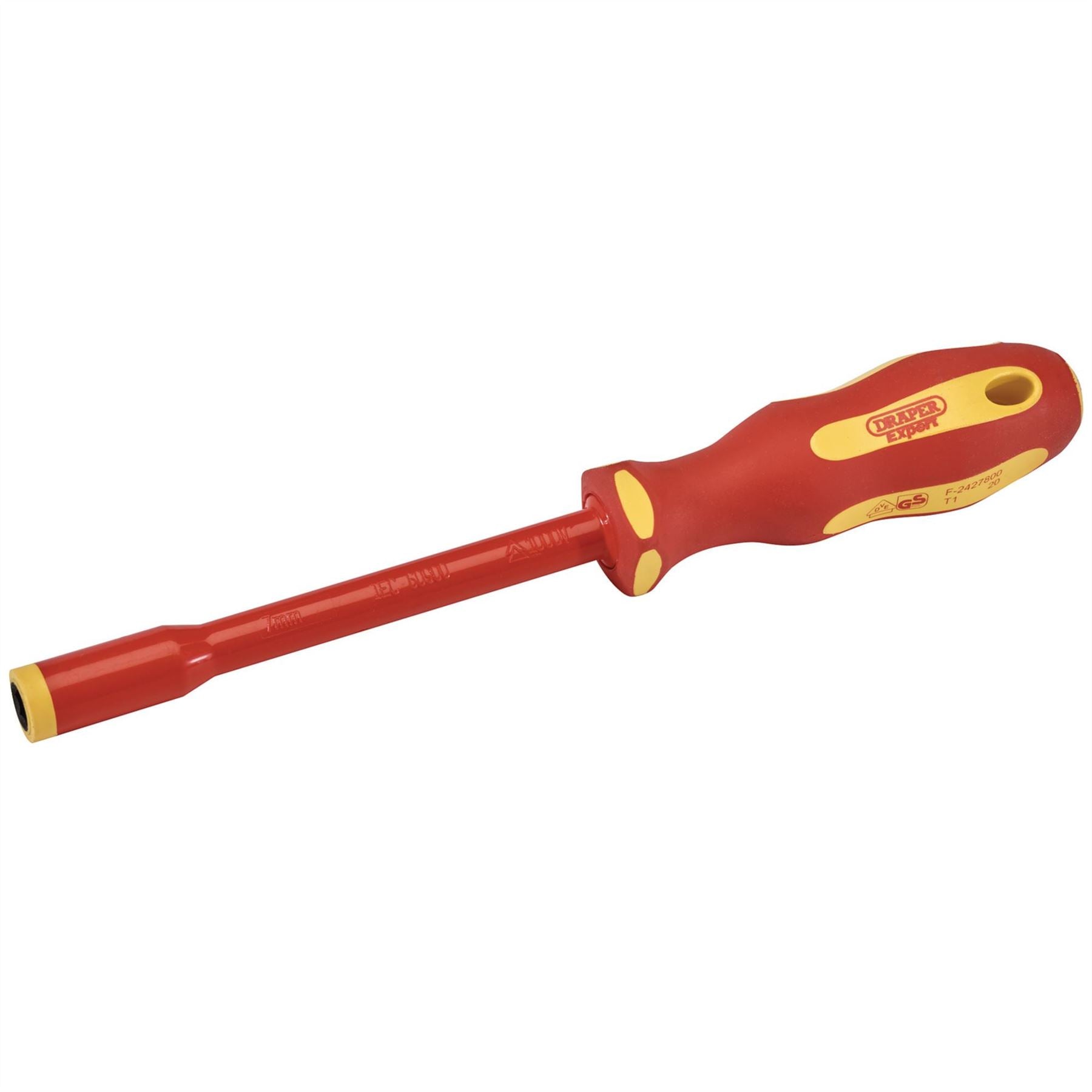 Draper 99486 Ergo Plus VDE Fully Insulated Nut Driver 7mm Draper