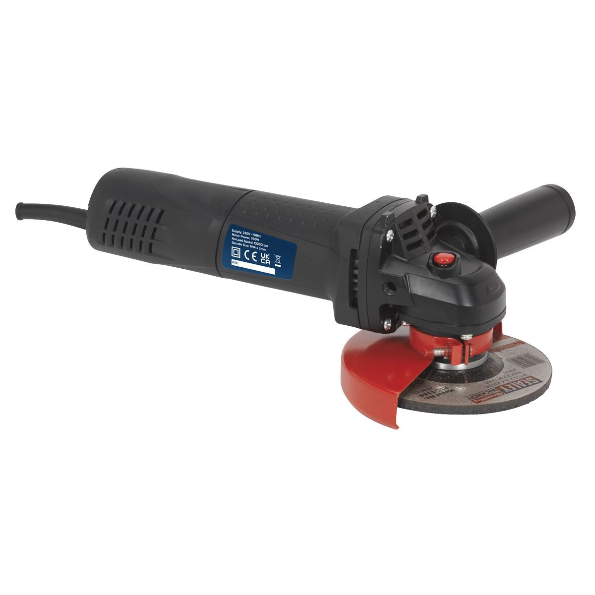 Sealey SGS115 Angle Grinder Ø115mm 750W/230V Slim Body Sealey