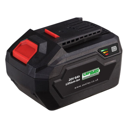 Sealey CP20VBP6 Power Tool Battery 20V 6Ah SV20 Series Lithium-ion Sealey