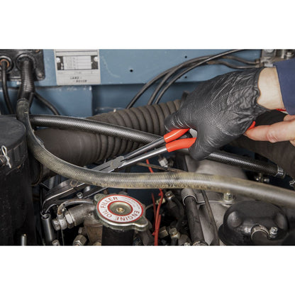 Sealey AK8592 Needle Nose Pliers 45° Double Joint Long Reach 335mm Sealey