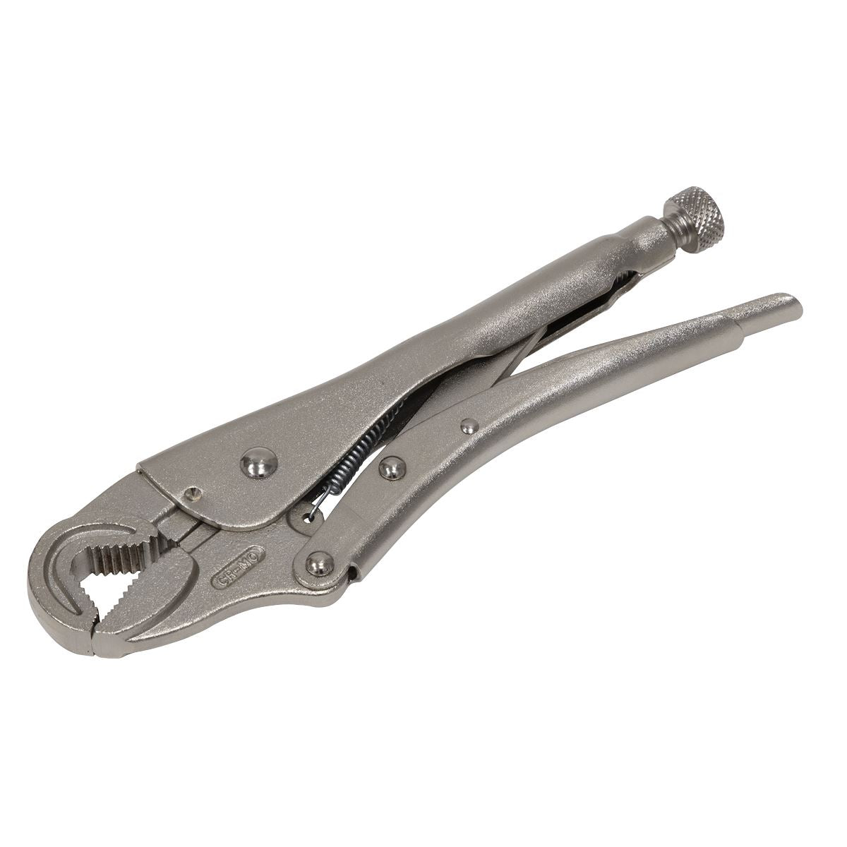 Sealey AK6872 Locking Pliers Round Jaws 235mm 0-50mm Capacity Sealey