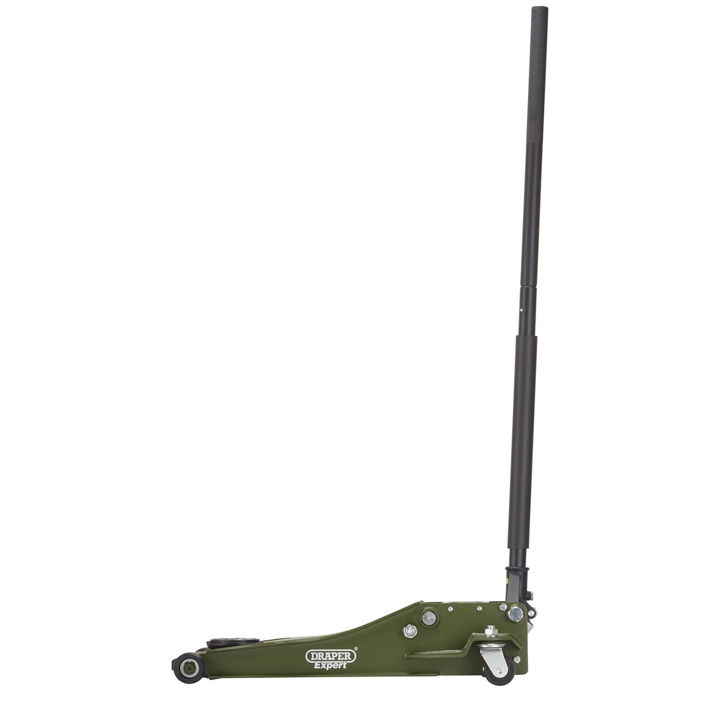 Draper 23817 Expert Professional Low Profile Fast Lift Garage Trolley Jack 3 Tonne Green Draper