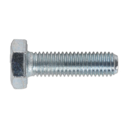Sealey SS1035 HT Setscrew M10 x 35mm 8.8 Zinc Pack of 25 Sealey
