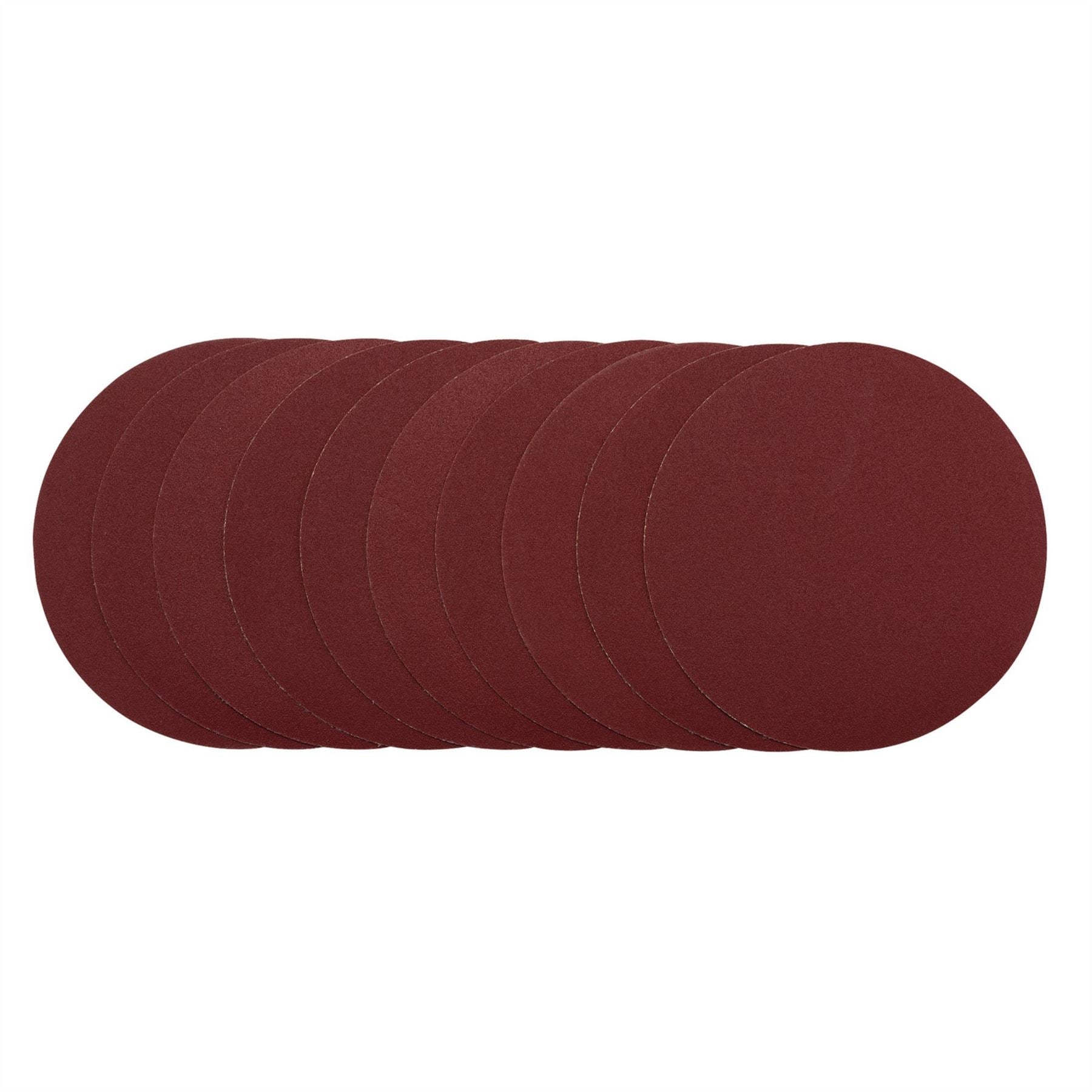 Draper 10233 Sanding Discs 200mm 120 Grit Pack of 10 Draper