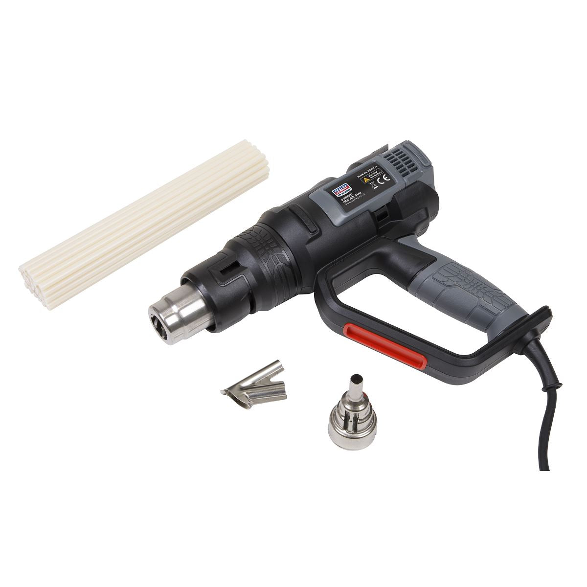 Sealey HS102K Plastic Welding Kit including HS102 Hot Air Gun Sealey