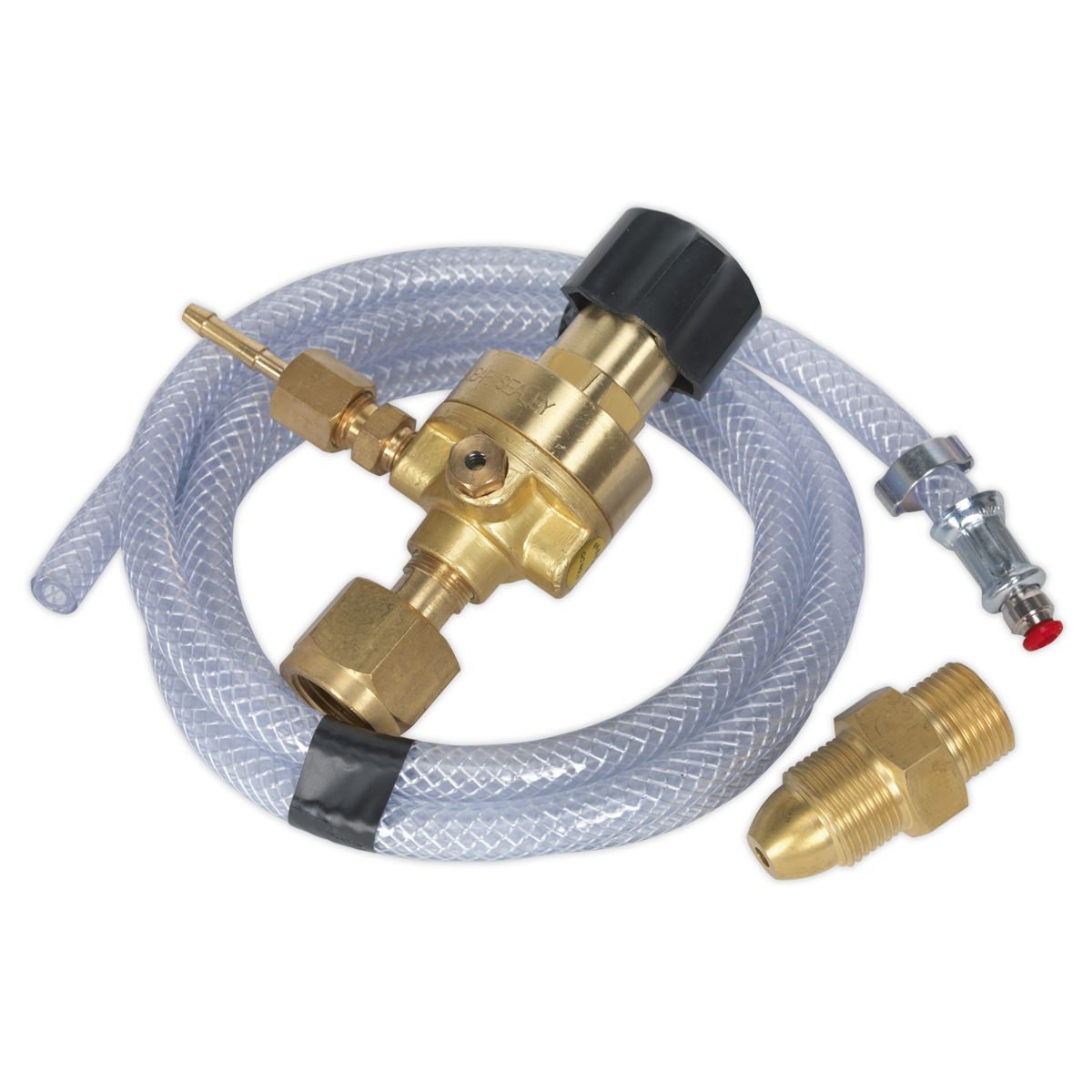 Sealey REG/KIT/MZ MIG Gas Regulator Kit No Gauge Regulator Industrial Sealey