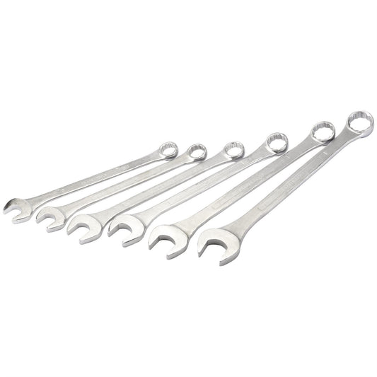 Draper 31167 Heavy Duty Long Pattern Metric Combination Spanner Set 6 Piece Draper
