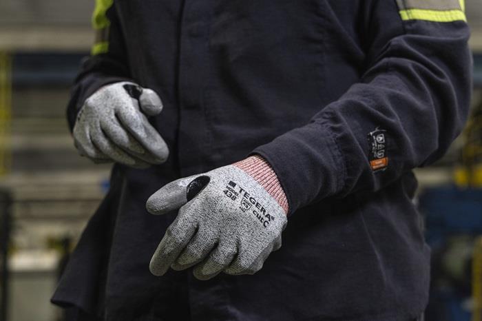 12 Pairs Ejendals Tegera Cut Proof C PU Coated Work Gloves 438 Tegera