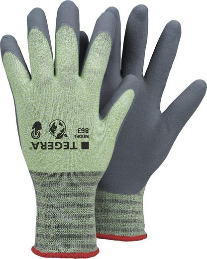6 Pairs Ejendals Tegera 863 Supersoft Nitrile Work Gloves Tegera