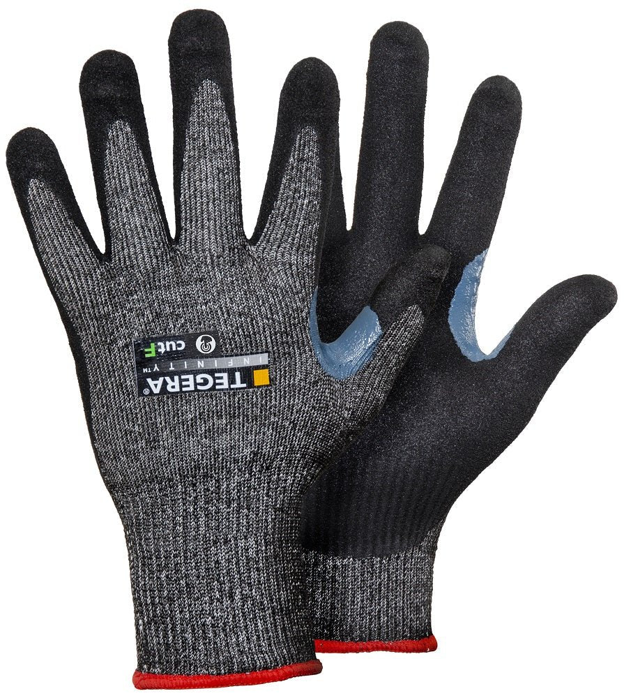 Ejendals Tegera INFINITY 8814 Cut Proof F Nitrile Palm Work Gloves Tegera